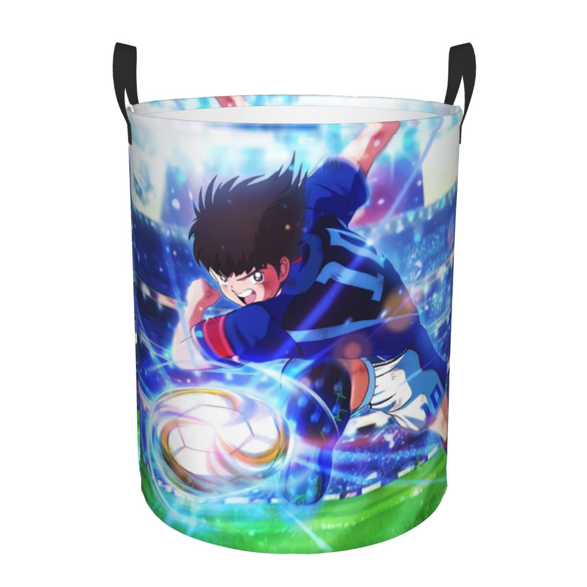 Kids Toys Basket - Harajuku C-Captain T-Tsubasa Laundry Basket Collapsible