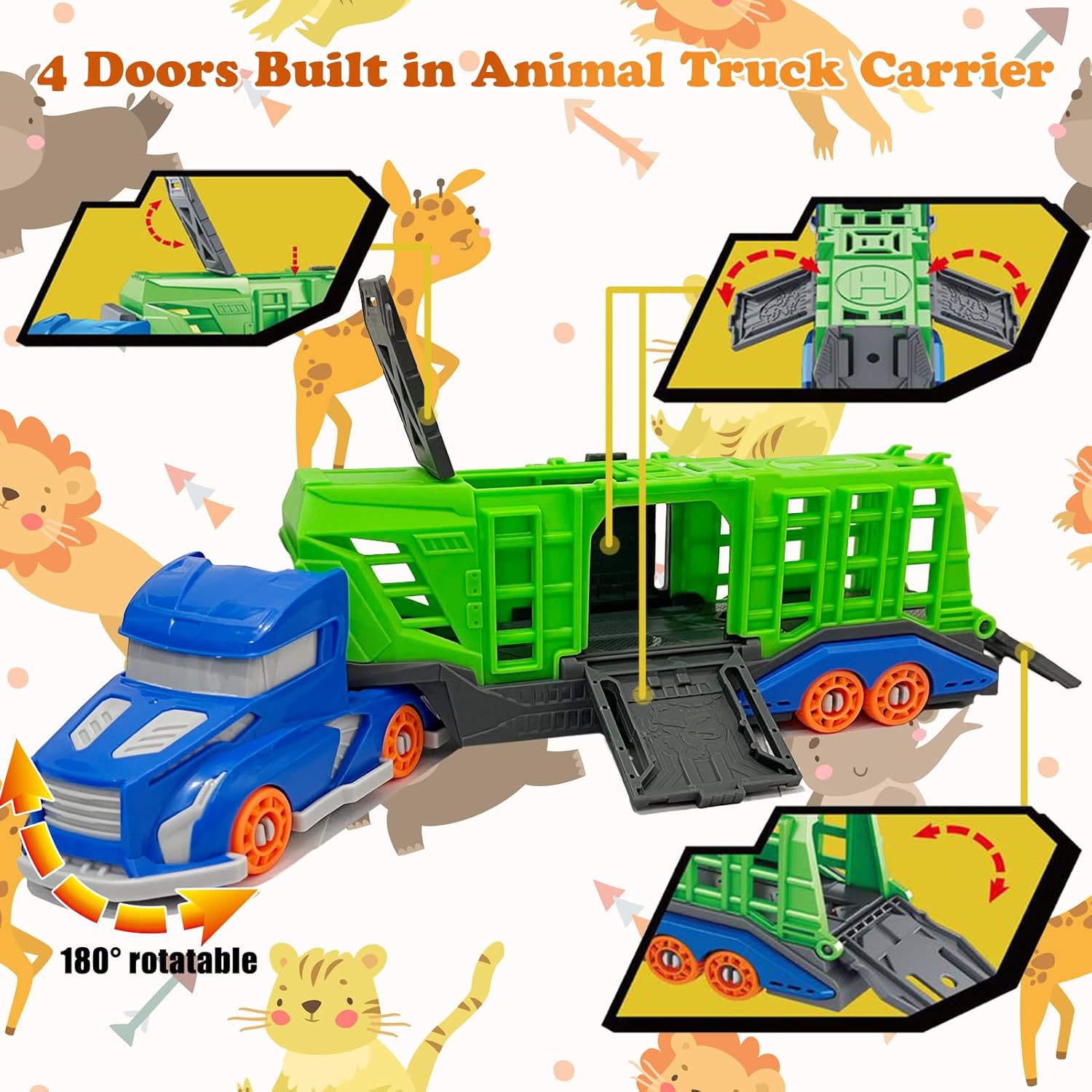 Dinosaur Animal Transport Vehi - Kids Toys Xmas review and price