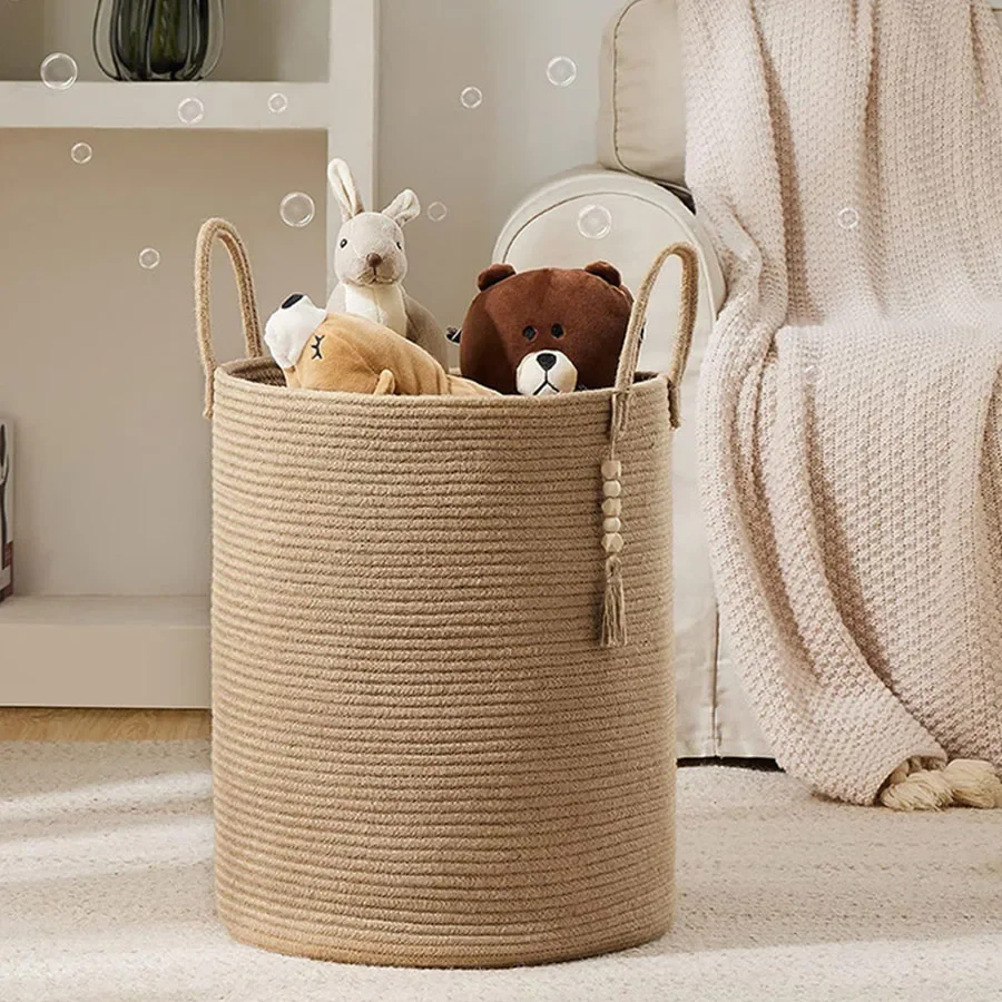 Large Storage Basket Tall Wove - Kids Toys Basket review and price