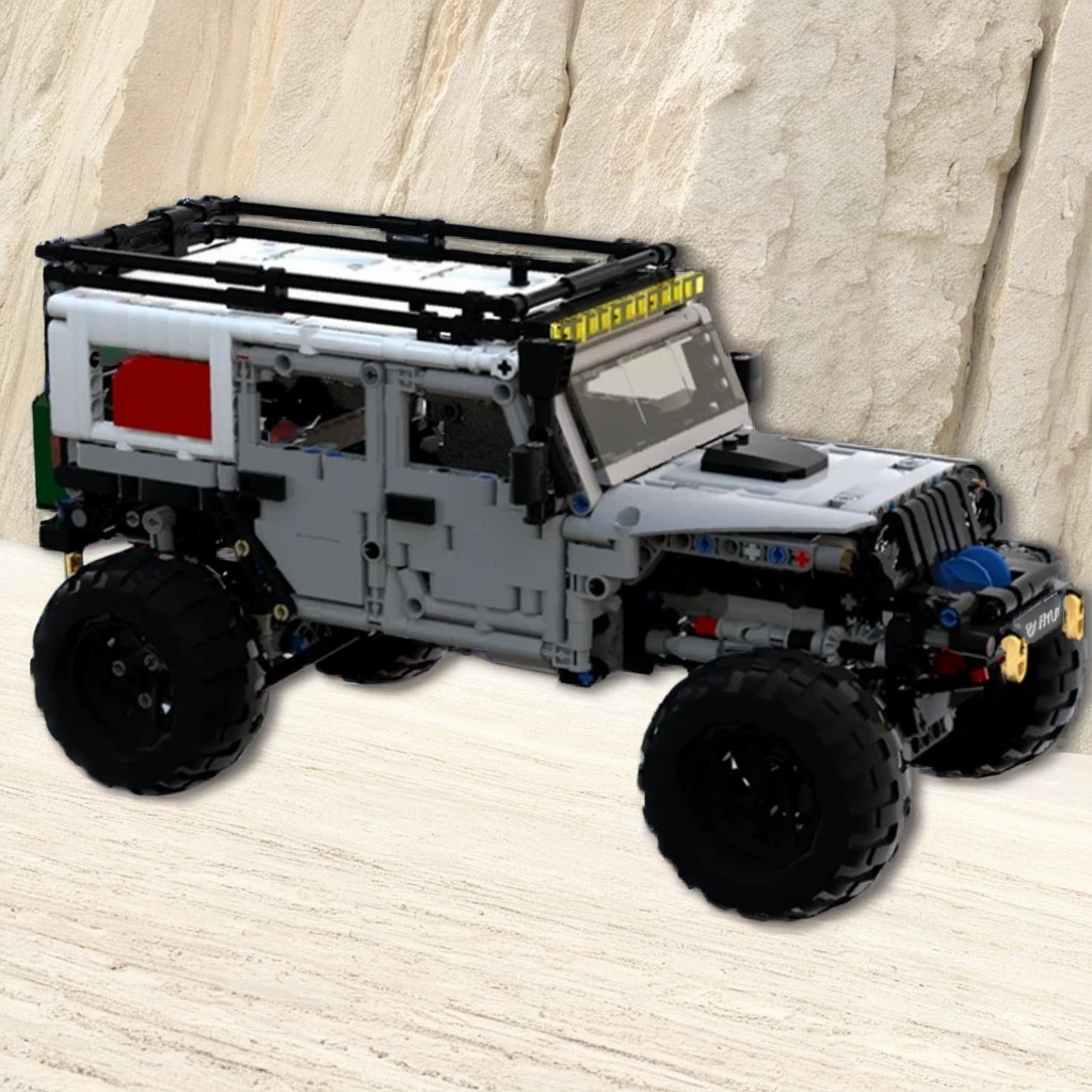 1260pcs MOC LXF Jeeped Wrangle - Kids Toys Jeep review and price