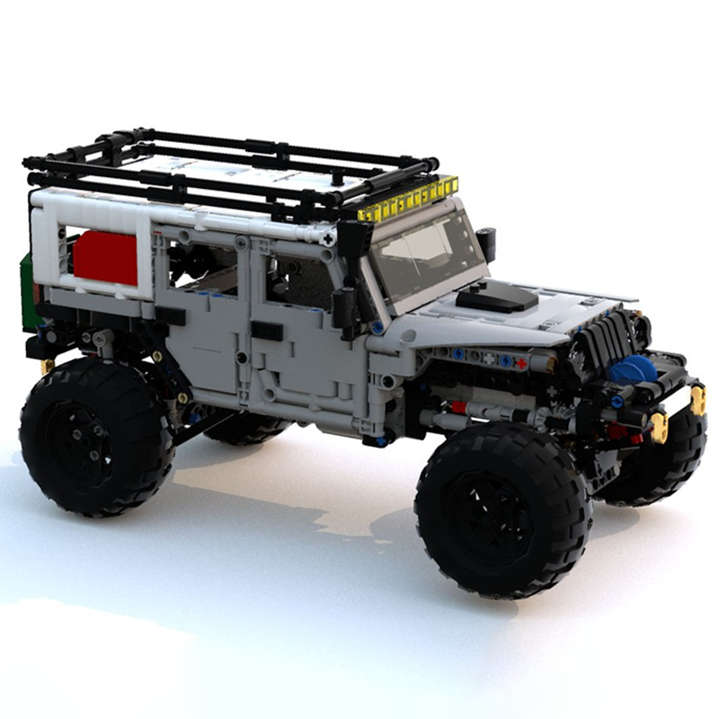1260pcs MOC LXF Jeeped Wrangle - Kids Toys Jeep review and price