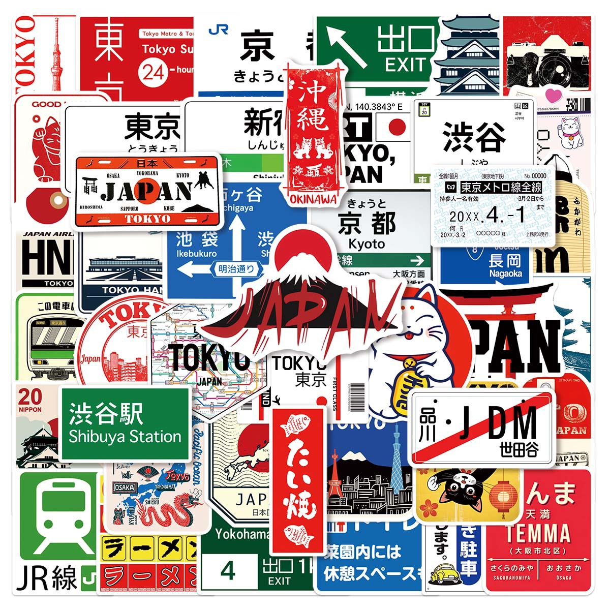 50PCS Japanese Style Urban Log - Kids Toys Logo review and price