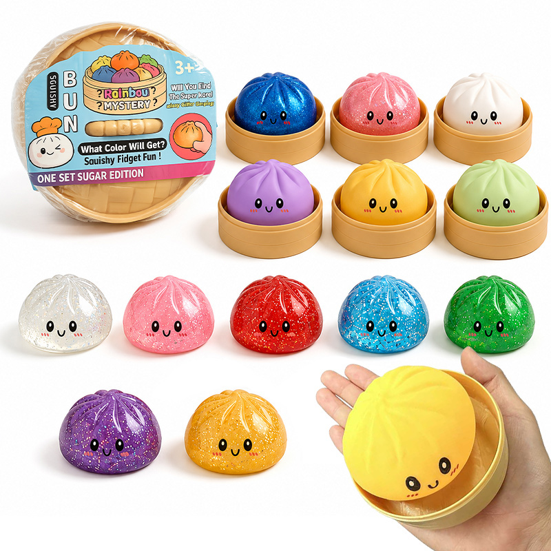 Glitter Dumpling Squishy Toy J - Kids Toys Basket review and price