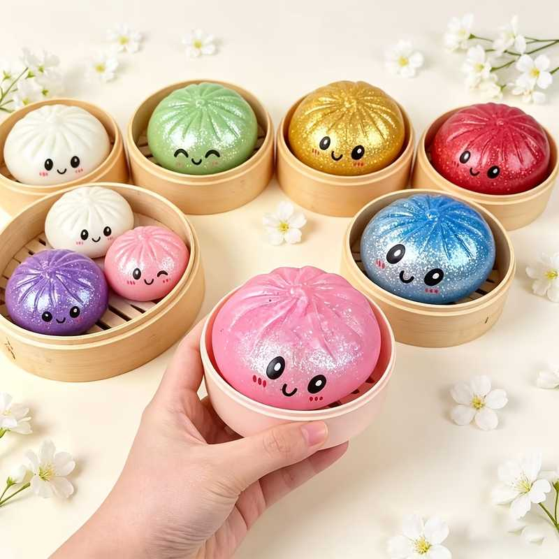 Glitter Dumpling Squishy Toy J - Kids Toys Basket review and price