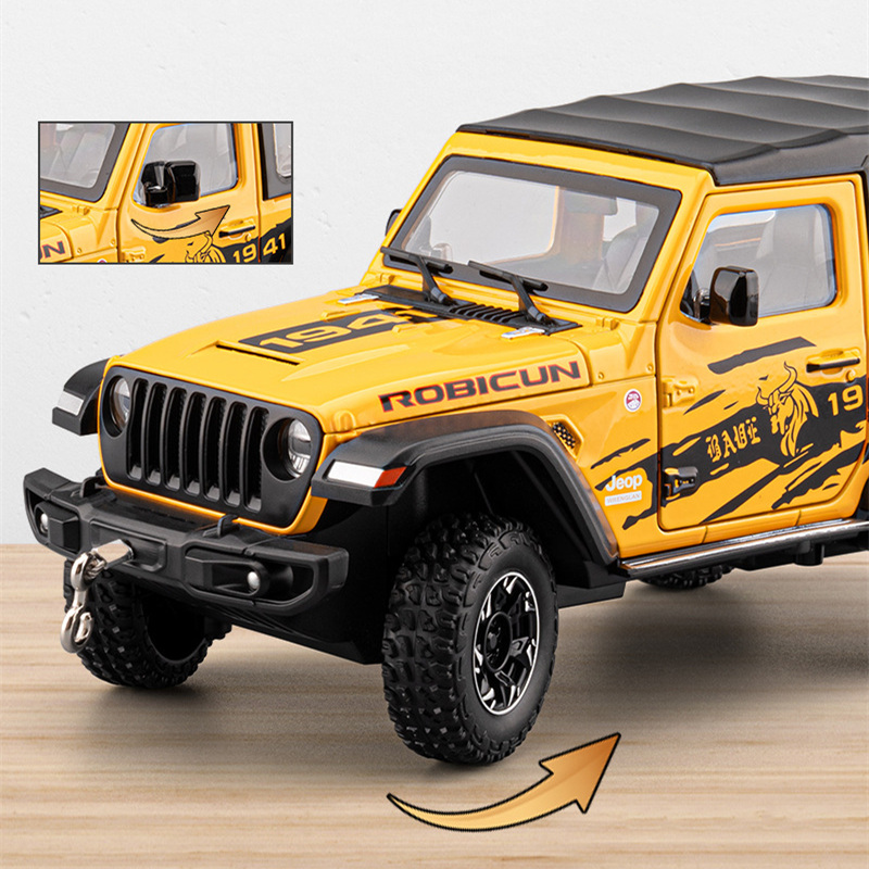 1:24 Jeeps Wrangler Rubicon Al - Kids Toys Jeep review and price