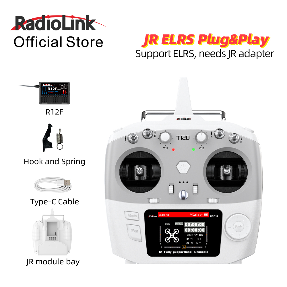 RadioLink T12D JR Module 12CH  - Kids Toys Remote Car review and price