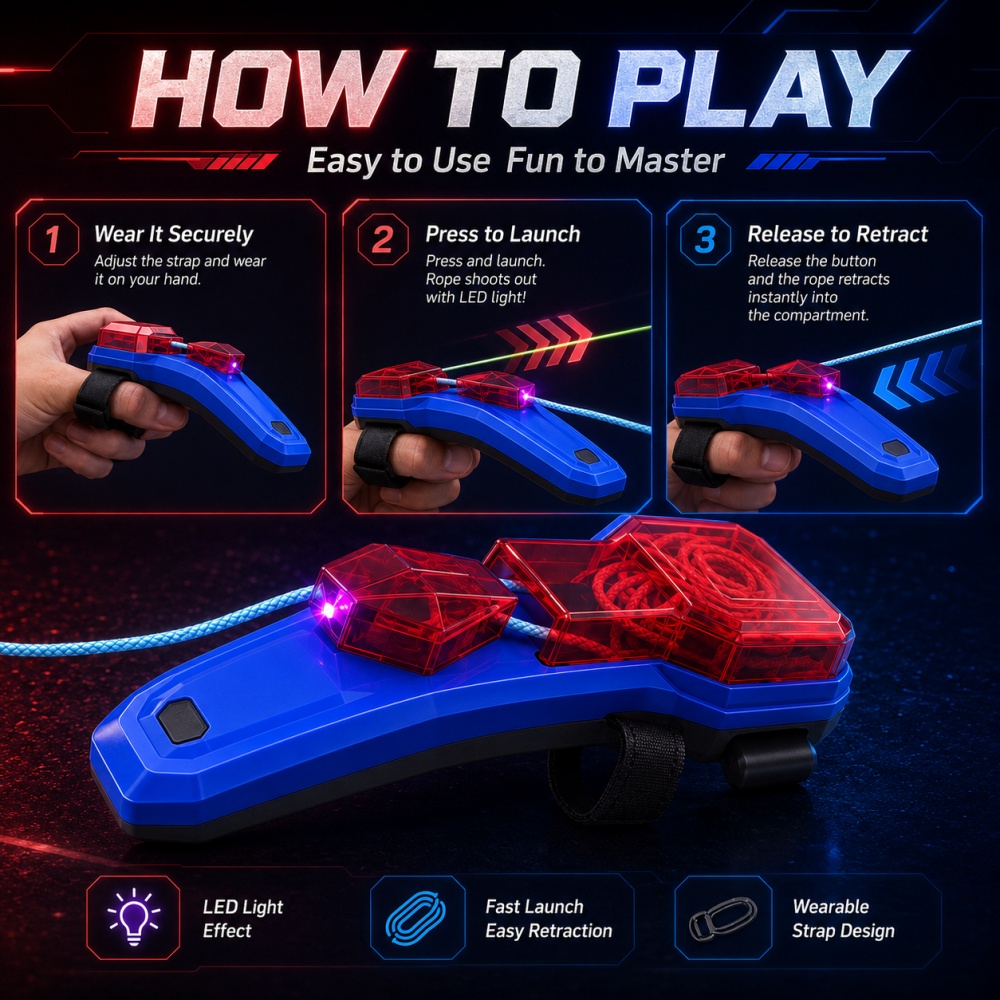 Creative Rope Launcher Spider  - Kids' Toy review and price