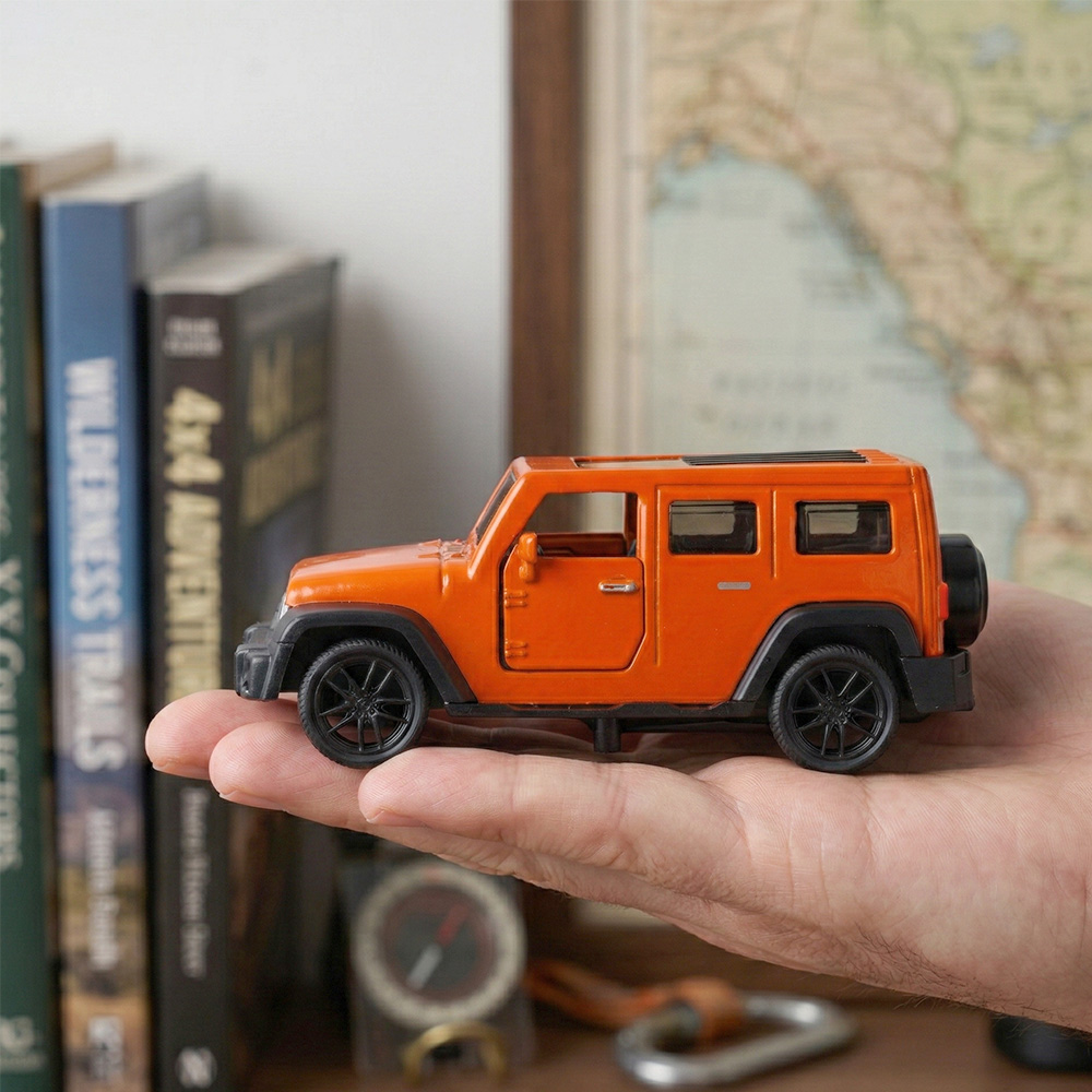 1:43 Orange Jeep Wrangler Die- - Kids Toys Jeep review and price