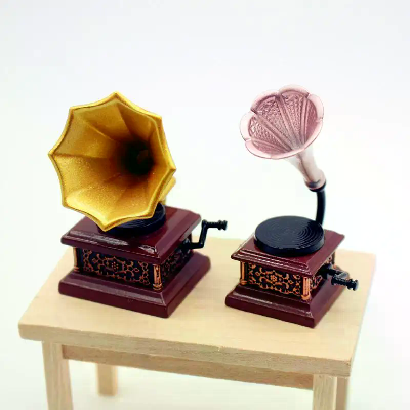 Dollhouse Vintage Phonograph M - Kids Toys Home review and price