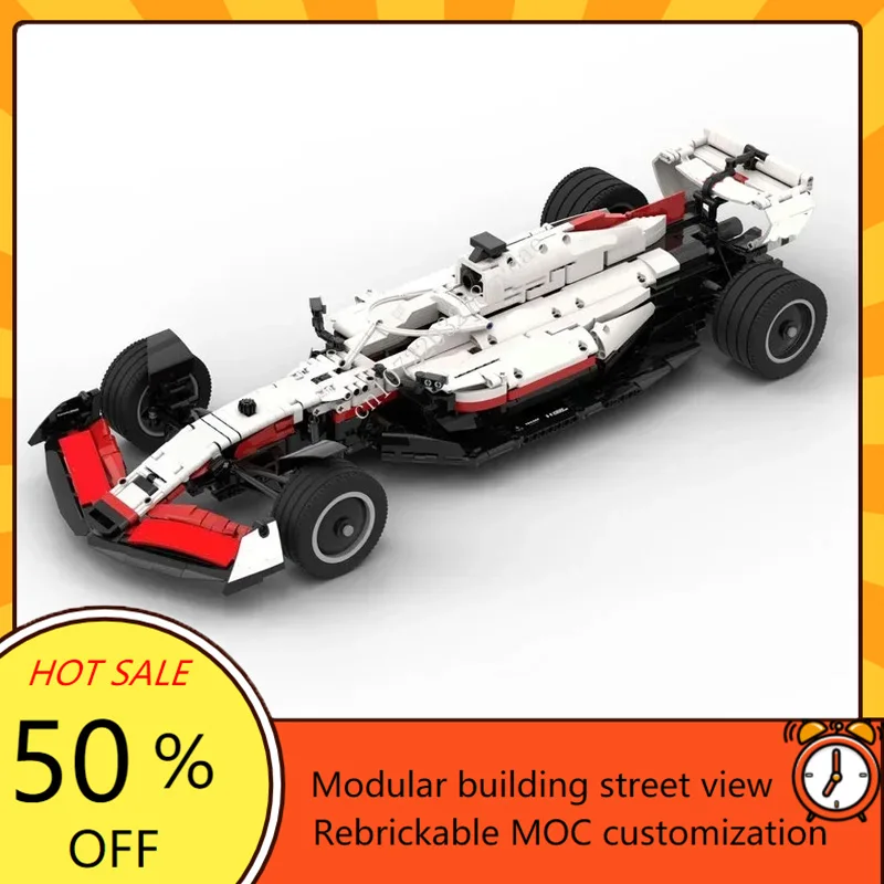 2539PCS MOC Speed Haas F1 Team - Kids Toys Xmas review and price