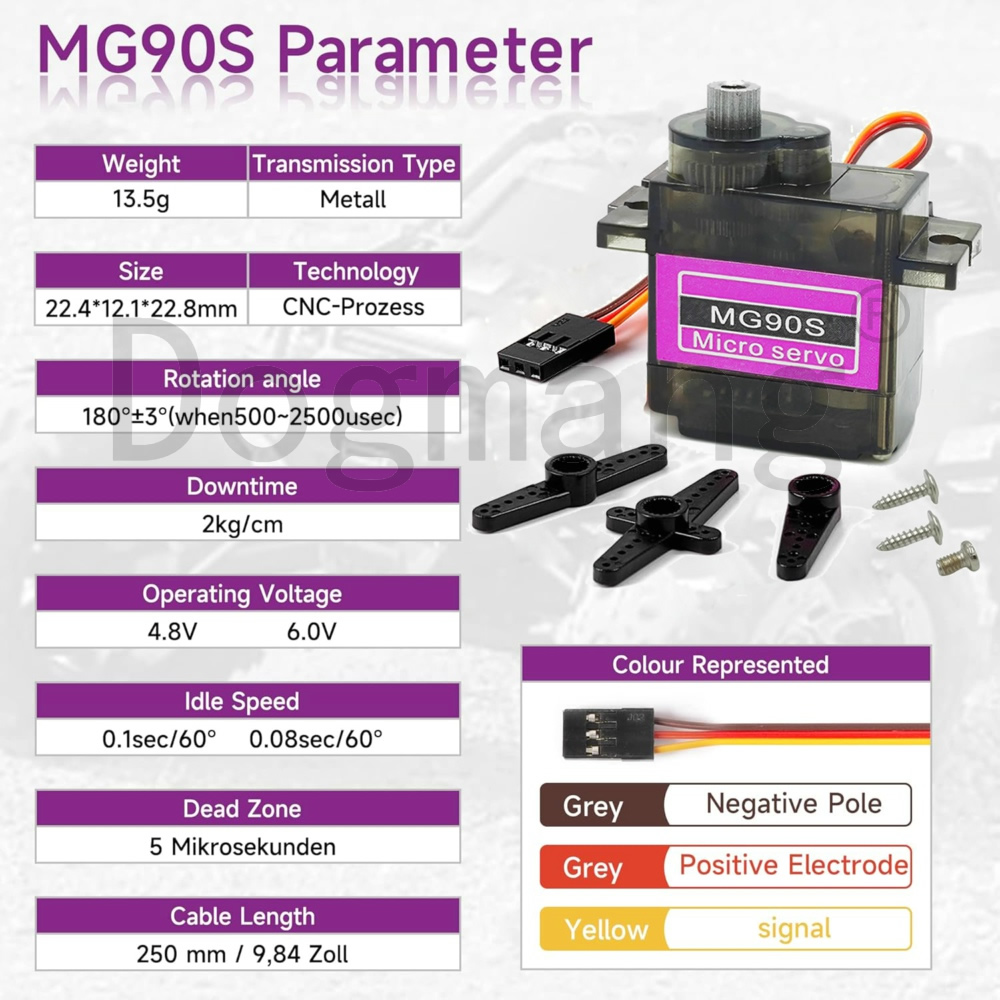 MG90S Servo 1/2/4/10/20/50 Pcs - Kids Toys Remote Car review and price