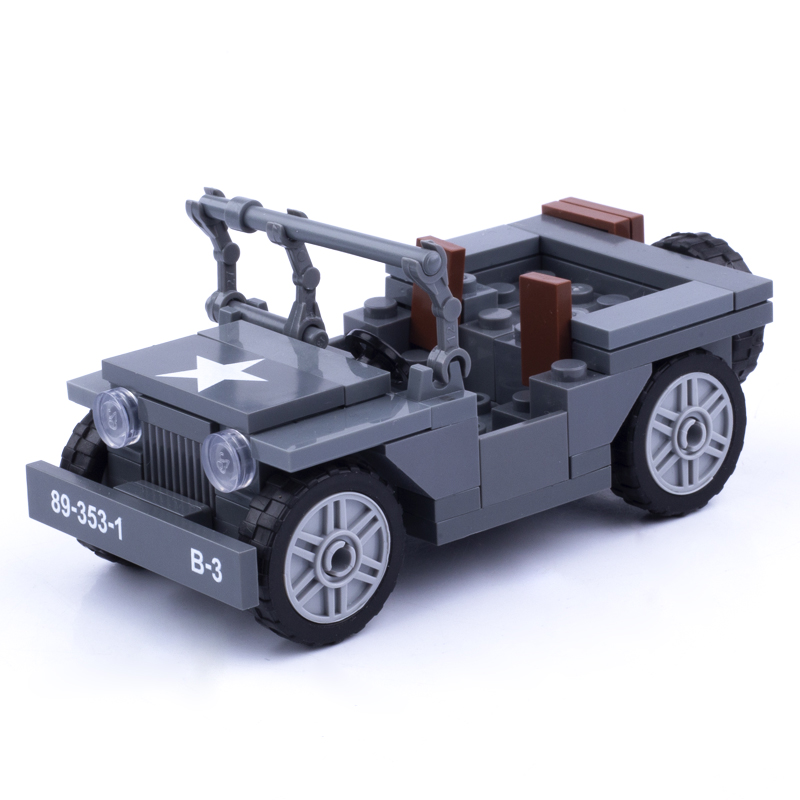 MOC WW2 Military US Figures Wi - Kids Toys Jeep review and price
