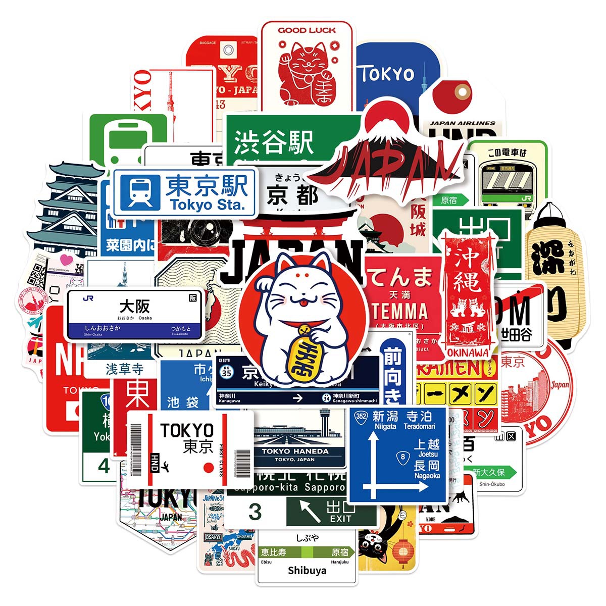 50PCS Japanese-Style Urban Log - Kids Toys Logo review and price